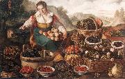 CAMPI, Vincenzo The Fruit Seller painting